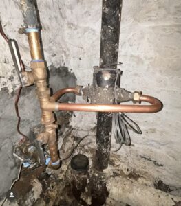 Upgraded Copper Bypass Installation Around Water Meter
